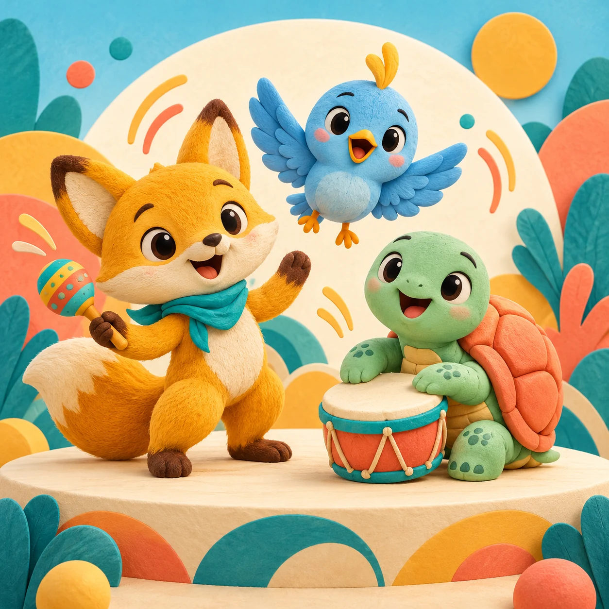 Three friends, one world